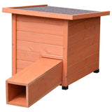 @Pet Hedgehog House Xl 53X65X52Cm Wood Brown