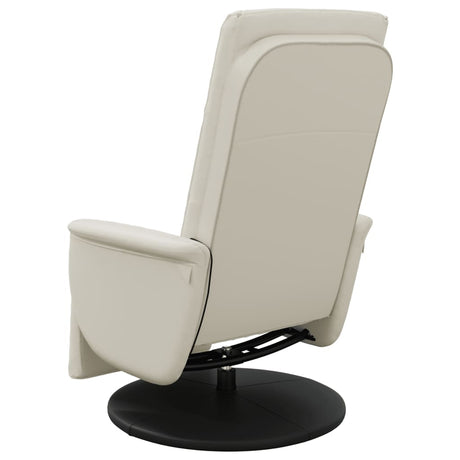 Massage Recliner Chair With Footrest Faux Leather