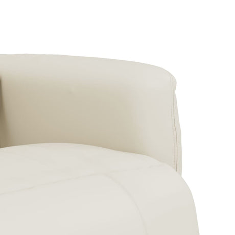 Massage Recliner Chair With Footrest Faux Leather
