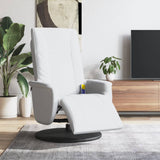 Massage Recliner Chair With Footrest Faux Leather