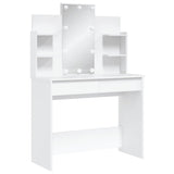 Dressing Table With Led Lights 96X40X142 Cm