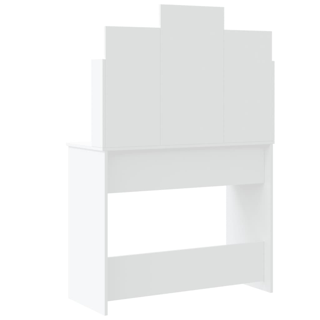 Dressing Table With Led Lights 96X40X142 Cm