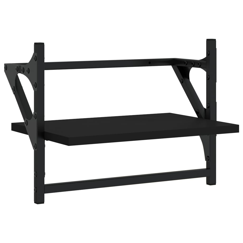 Wall Shelves With Bars 2 Pcs