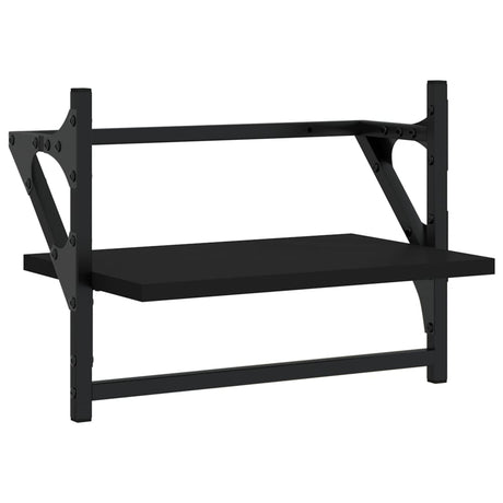 Wall Shelves With Bars 2 Pcs