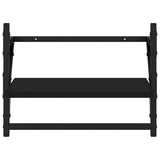 Wall Shelves With Bars 2 Pcs