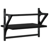 Wall Shelves With Bars 2 Pcs