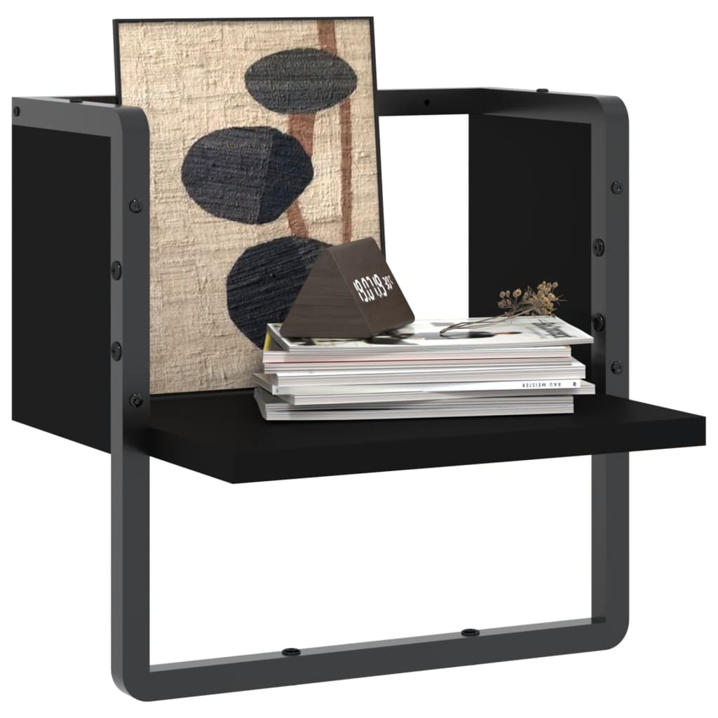 Wall Shelf With Bar