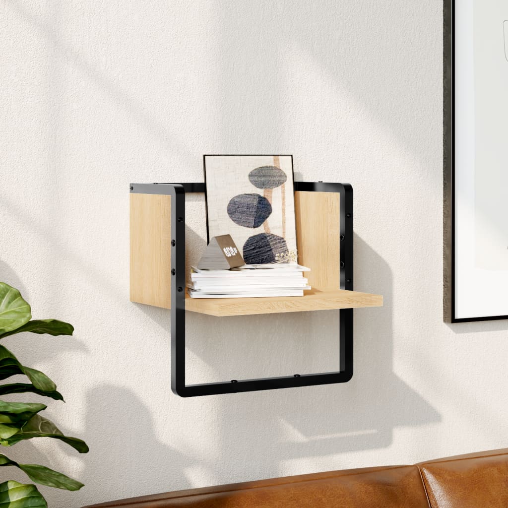 Wall Shelf With Bar