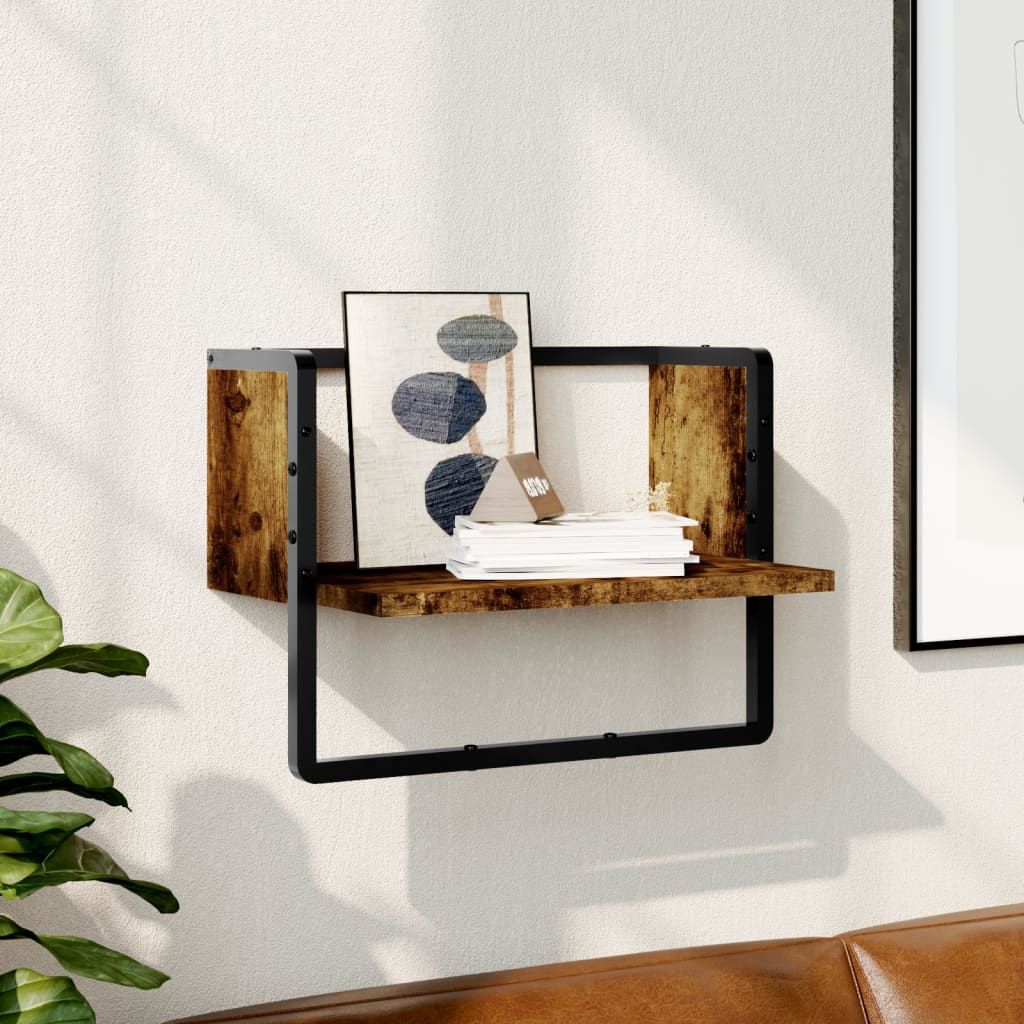 Wall Shelf With Bar