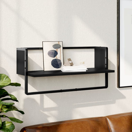 Wall Shelf With Bar