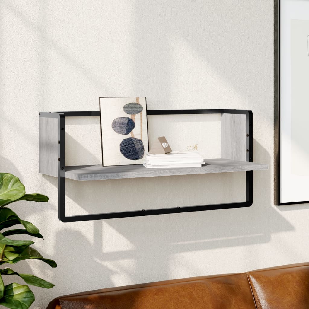 Wall Shelf With Bar