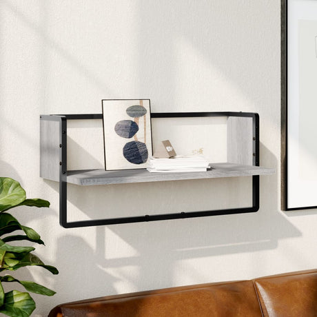 Wall Shelf With Bar
