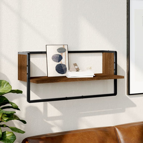 Wall Shelf With Bar