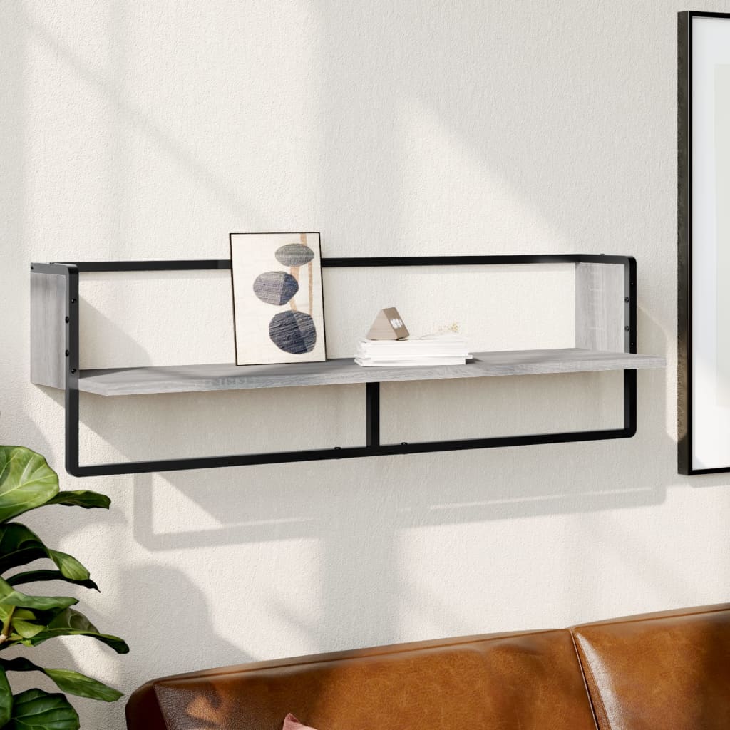 Wall Shelf With Bar