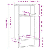 Wall Shelf With Bar