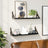 Wall Shelves 2 Pcs Engineered Wood