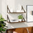 Wall Shelves 2 Pcs Engineered Wood