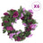 Christmas Flower Garlands 6 Pcs Spring Rose 250 Cm