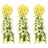 Christmas Flower Garlands 3 Pcs 85 Cm