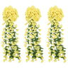Christmas Flower Garlands 3 Pcs 85 Cm