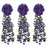 Christmas Flower Garlands 3 Pcs 85 Cm