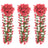 Christmas Flower Garlands 3 Pcs 85 Cm