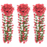 Christmas Flower Garlands 3 Pcs 85 Cm