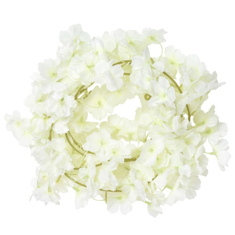 Christmas Flower Garlands 6 Pcs 180 Cm
