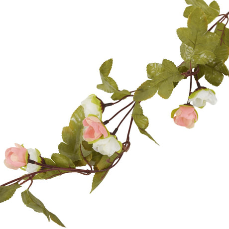 Christmas Flower Garlands 6 Pcs 215 Cm