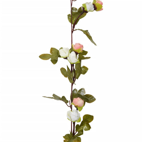 Christmas Flower Garlands 6 Pcs 215 Cm