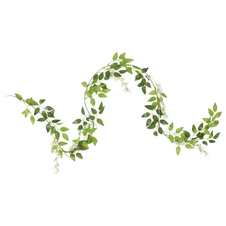 Christmas Flower Garlands 6 Pcs 200 Cm