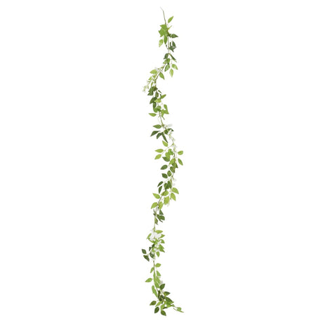 Christmas Flower Garlands 6 Pcs 200 Cm
