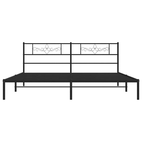 Metal Bed Frame Without Mattress 183X213Cm