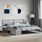 Metal Bed Frame Without Mattress With Footboard 90X190Cm