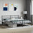 Metal Bed Frame Without Mattress With Footboard 90X190Cm