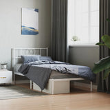 Metal Bed Frame Without Mattress With Footboard 90X190Cm