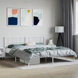 Metal Bed Frame Without Mattress With Footboard 90X190Cm