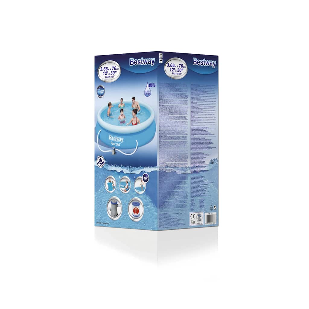 Bestway Swimming Pool Set Fast Set 366X76 Cm 57274