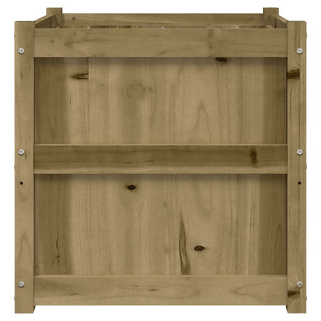 Garden Planter 60X60X60 Cm Impregnated Wood Pine