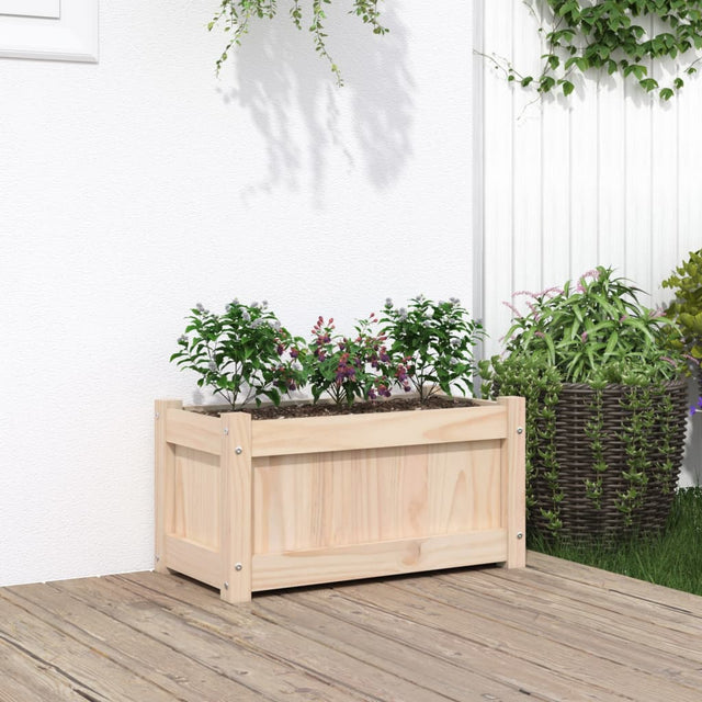 Garden Planter 60X31X31 Cm Solid Wood Pine