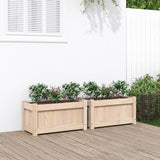 Garden Planter 60X31X31 Cm Solid Wood Pine