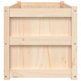 Garden Planters 2 Pcs Solid Wood Pine