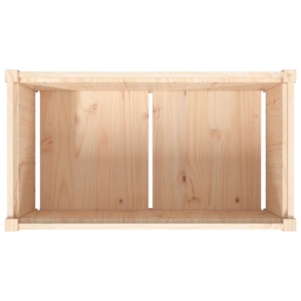 Garden Planters 2 Pcs Solid Wood Pine