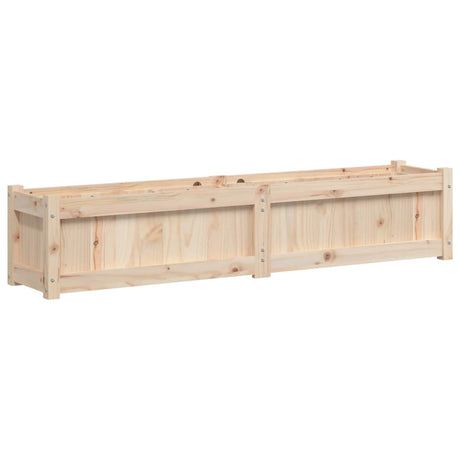 Garden Planter 150X31X31 Cm Solid Wood Pine