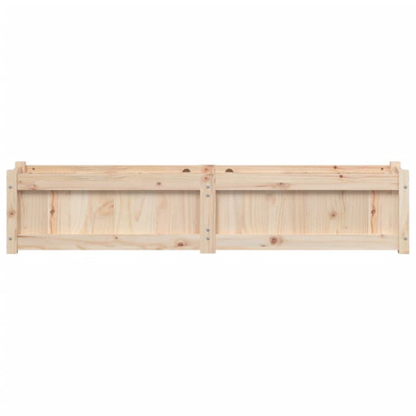 Garden Planter 150X31X31 Cm Solid Wood Pine