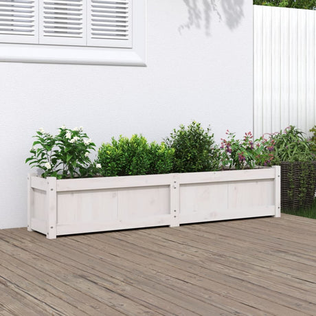 Garden Planter 150X31X31 Cm Solid Wood Pine