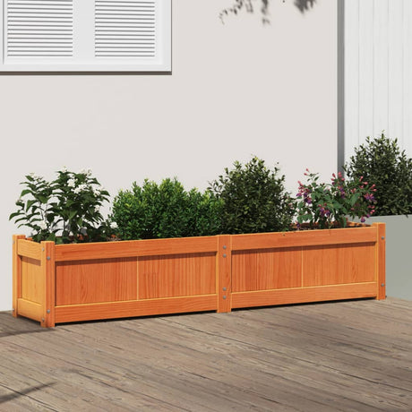 Garden Planter 150X31X31 Cm Solid Wood Pine