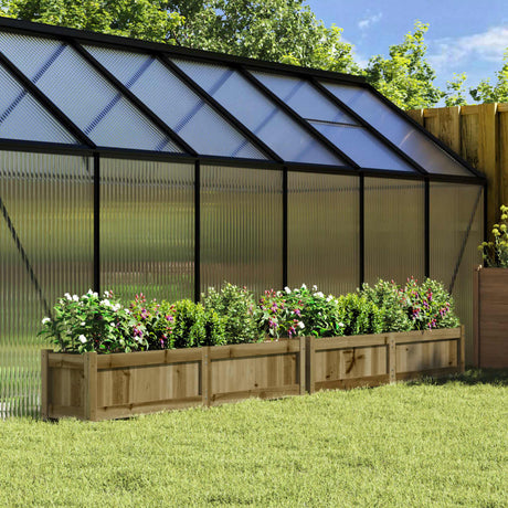 Garden Planter 150X31X31 Cm Solid Wood Pine