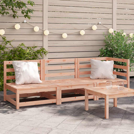 Garden Sofas Corner 2 Pcs 70X70X67 Cm Solid Wood Douglas