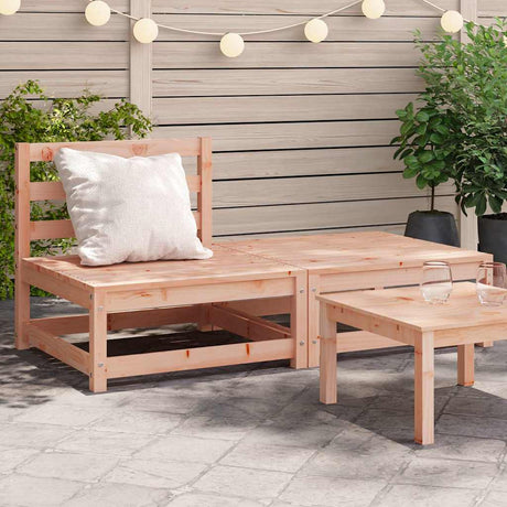 Garden Sofas Corner 2 Pcs 70X70X67 Cm Solid Wood Douglas